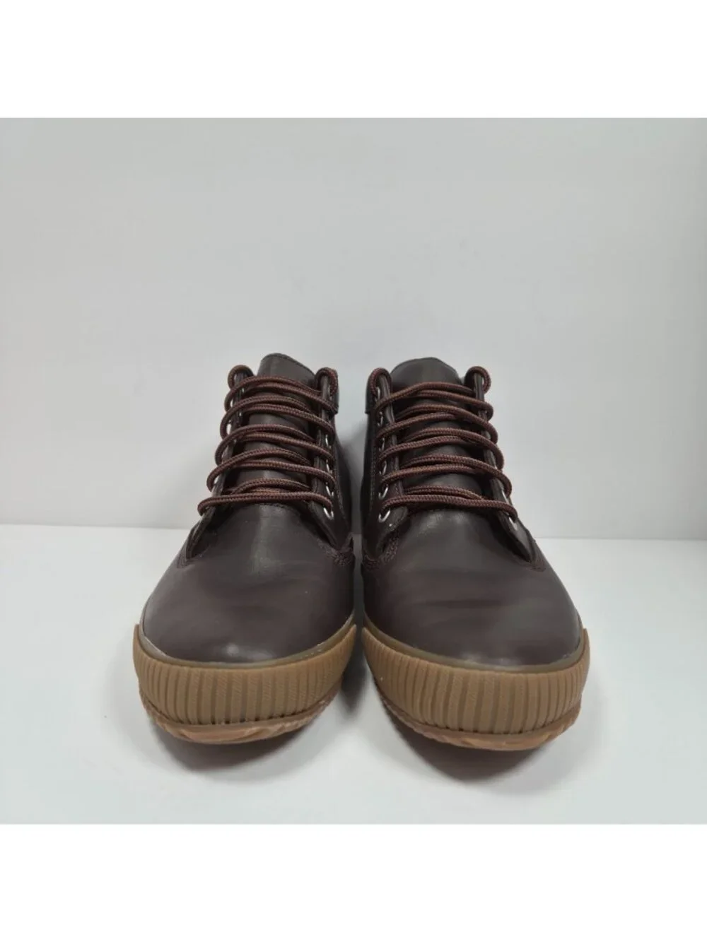 Chrome Industries Storm 415 Men's Brown Leather Amber /Gum Work Boots US Size 9